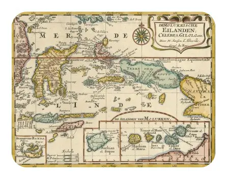 Geography trivia - olde worlde world map